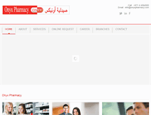 Tablet Screenshot of onyxpharmacy.com